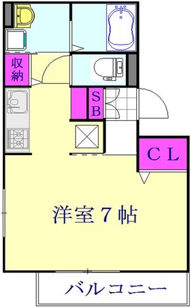 シャトルI芝の物件間取画像